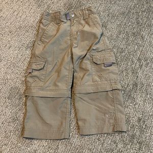 REI boys khaki convertible pants, 18 mo